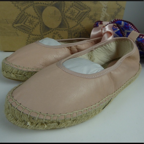 Free People Maya Ankle Wrap Espadrille Ballet Shoe - Picture 1 of 7
